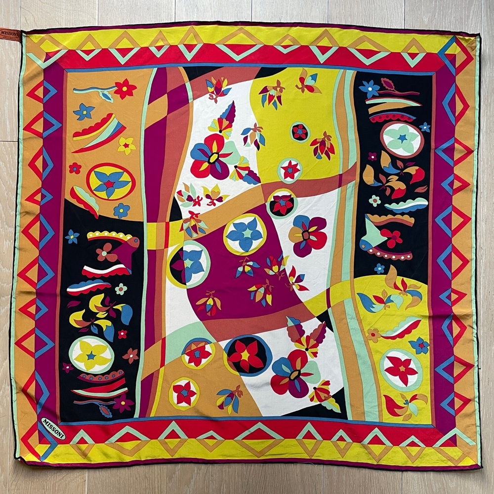 Missoni Vintage Silk Scarf